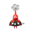 Icon for the On-the-Spot Red Pikmin, from Pikmin 4's Decopedia.