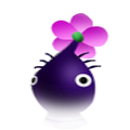 The icon for a Purple Pikmin in the flower stage in Pikmin 2 (Nintendo Switch).