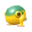 Young Yellow Wollywog icon in Hey! Pikmin.