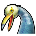 The Piklopedia icon of the Burrowing Snagret in the Nintendo Switch version of Pikmin 2.
