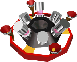 Artwork of the Main Engine from Pikmin.