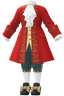 "Rococo Frock Coat (Red)" Mii costume in Pikmin Bloom.