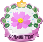 Community Day badge for the Cosmos Community Day.