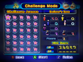 The Challenge Mode menu in Pikmin 2.