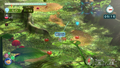 The Yellow Spectralids locked-on in the Tropical Forest stage. The player is too far away to reach it.