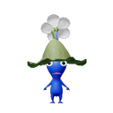 Icon for the Hat-Trick Blue Pikmin, from Pikmin 4's Decopedia.