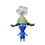 Icon for the Hat-Trick Blue Pikmin, from Pikmin 4's Decopedia.