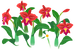 In-game texture for red cattleya flowers on the map.