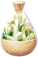 A full jar of yellow snowdrop petals from Pikmin Bloom.