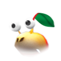 The icon for a Bulbmin in the leaf stage in the Nintendo Switch version of Pikmin 2.