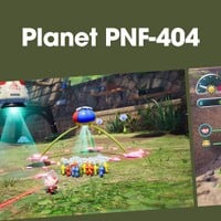 Artwork used for the associated Planet PNF-404 playlist in Nintendo Music.