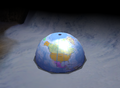 The Spherical Atlas' discovery cutscene in the North American version.