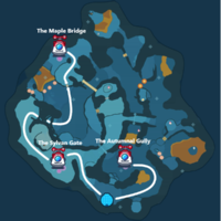 A Pathguide to the Subterranian Swarm cave from each landing spot