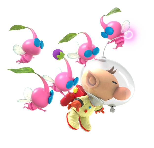 File:Hey! Pikmin Winged Pikmin artwork.png