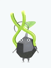 An animation of a Rock Pikmin with a Laundry Item from Pikmin Bloom.