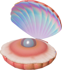 Render of a Pearly Clamclamp from Pikmin 4.