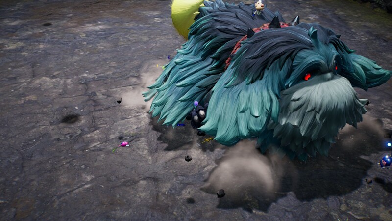 File:Ancient Sirehound crushing Pikmin.jpg