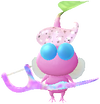 A Winged Pharmacy Decor Pikmin with Toothbrush (Rare) decor from Pikmin Bloom.