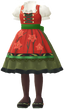 "Dirndl-Style Dress (Red)" Mii costume in Pikmin Bloom.