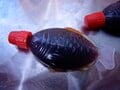 A fish-shaped bottle of soy sauce in the real world.