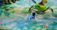 Blue Pikmin with bomb rock P3.png