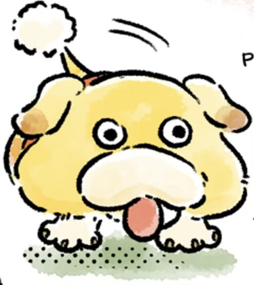 Oatchi as seen in the Pikmin comic “Fools for Fuzz”