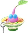 A Winged Ramen Restaurant Decor Pikmin with Ramen Keychain decor from Pikmin Bloom.