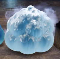 Frozen hydro jelly from Pikmin 4.