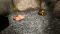 An alternative, more close-up, shot of the nuggets in the location they are discovered alongside the Memory Fragment (Top Left).