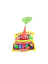 An animation of a Red Pikmin with a Snack from Pikmin Bloom.