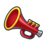 Icon for the Lineup Trumpet in Pikmin 4.