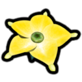 The Piklopedia icon of the Golden Candypop Bud in the Nintendo Switch version of Pikmin 2.