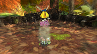 Page 1 of the fifth unique hint in the Twilight River in Pikmin 3 Deluxe.