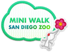 The patch rewarded for the Pikmin Bloom MINI WALK: San Diego Zoo Event.