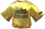 "Explore printed T-shirt (Gold) " Mii shirt part in Pikmin Bloom.
