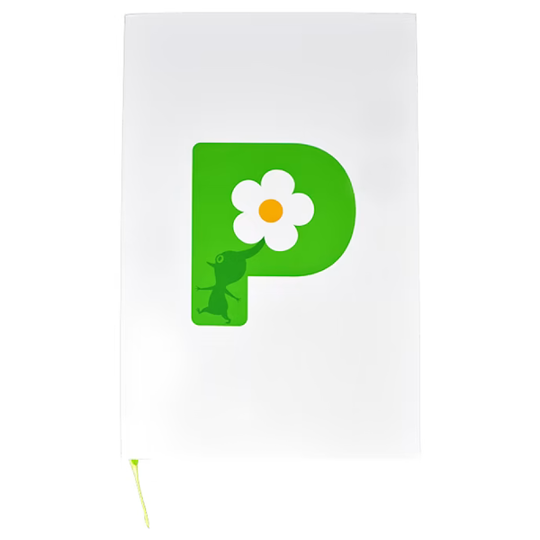 File:Pikmin Logo Collection Journal Front.png
