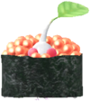 A White Pikmin with Sushi decor.