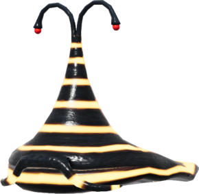 A render of a Pyroclasmic Slooch from Pikmin 4.