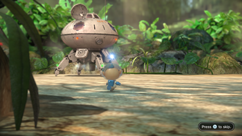 Alph runs back to the S.S. Drake.