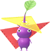 A Purple Stationery Store Decor Pikmin with Stationery decor from Pikmin Bloom.