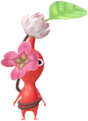 A Red Park Decor Pikmin with Four-Leaf Clover (Rare) decor from Pikmin Bloom.