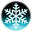 An ice hazard icon, used to represent ice hazards found in the games. Based on the warning icons seen before entering a cave in Pikmin 2.
