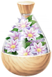 A full jar of white clematis petals from Pikmin Bloom.