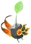 Lifelog artwork of a Rock Special Decor Pikmin with Rio Carnival decor from Pikmin Bloom.