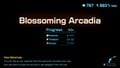 The loading screen for the Blossoming Arcadia in Pikmin 4.
