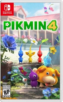Official box art for Pikmin 4.