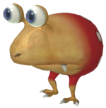 Concept art of the Red Bulborb from Pikmin 3.