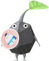 A Rock Special Decor Pikmin with Winter Sticker decor from Pikmin Bloom.