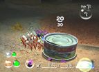 A screenshot of an early version of Pikmin 2. The Endless Repository is normally located on sublevel 12 of the Dream Den, while here, it is on sublevel 3 of the White Flower Garden.