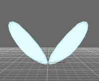 An unused creature in Hey! Pikmin, the Enemy03. These are its wings.